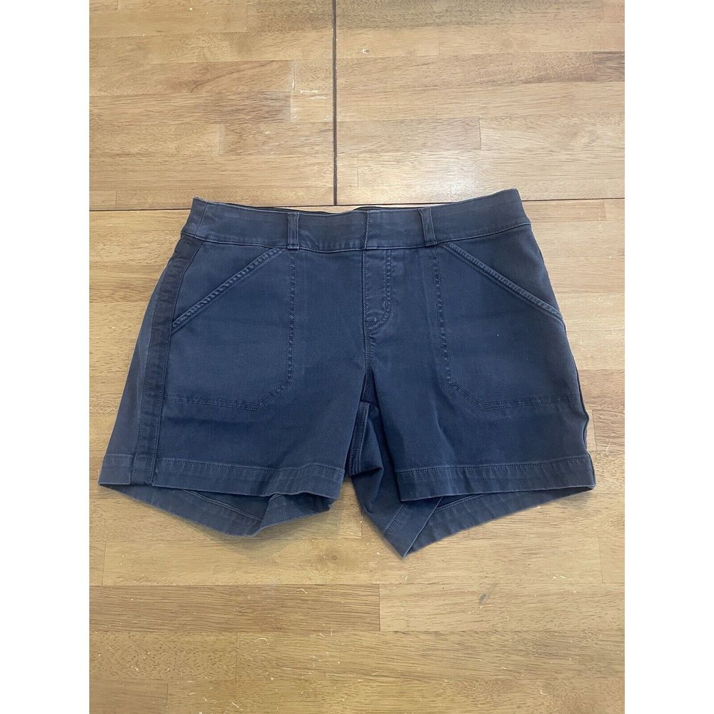 SPANX Stretch Twill‎ Shorts in Black Women's Size S/P Summer